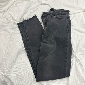 Joe’s jeans gray high rise Charlie skinny - 27